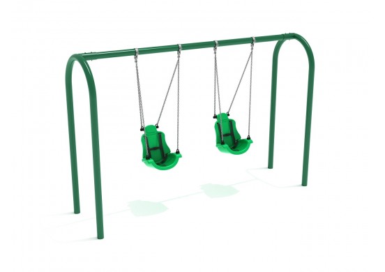8 feet High Elite Arch Post Swing with Child Adaptive Seats